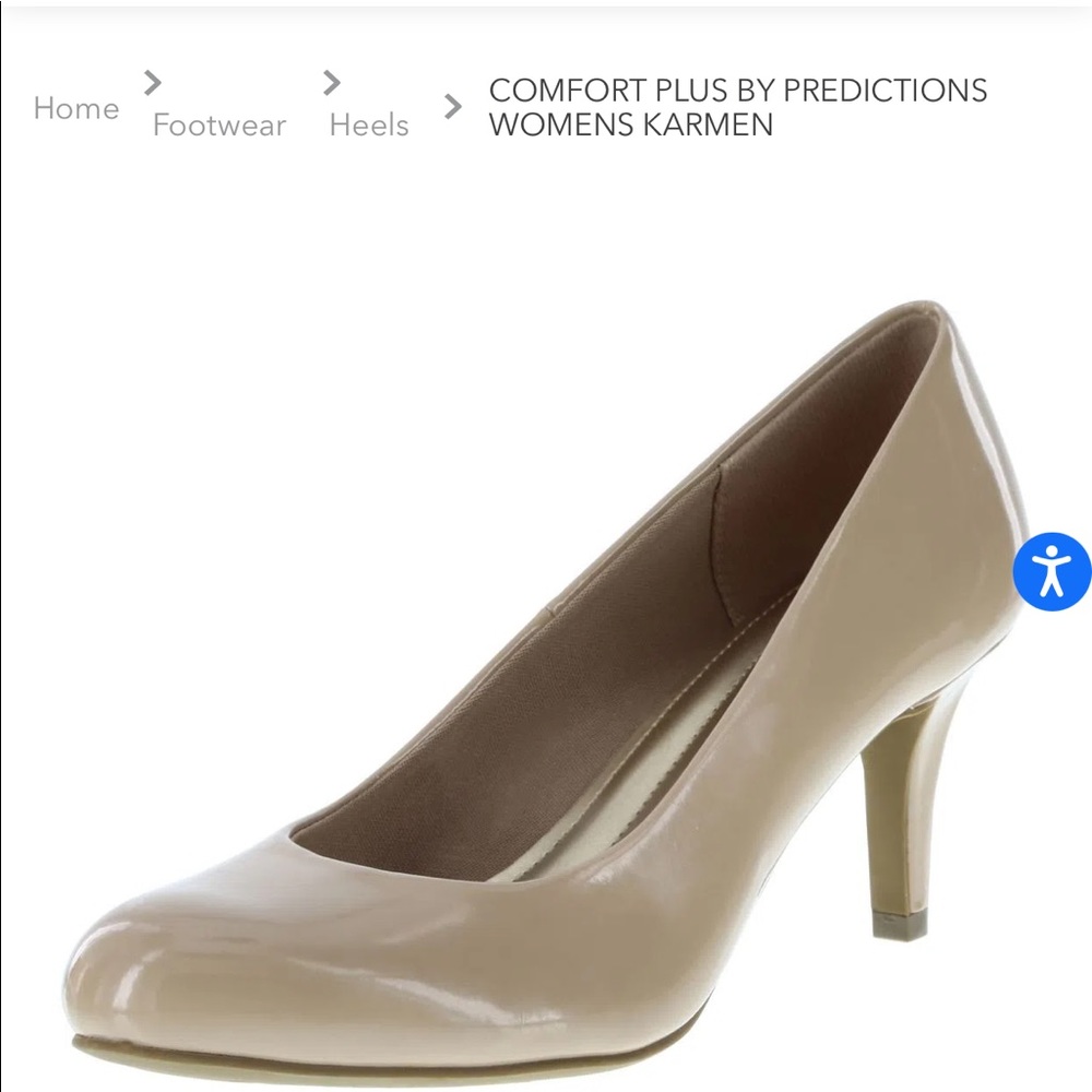 🌹🌹Absolutely Gorgeous Ladies pump size 11w NWT  color Nude Comfortable Casual